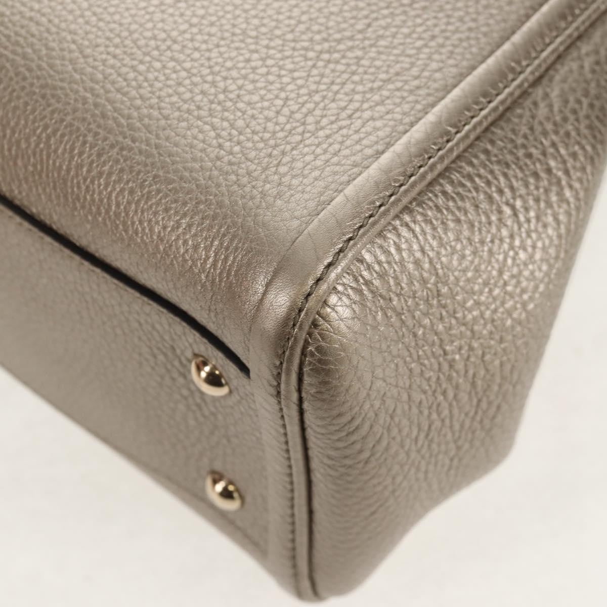 Gucci Soho Convertible Hobo Leather, GOLD, LEATHER, Handbag