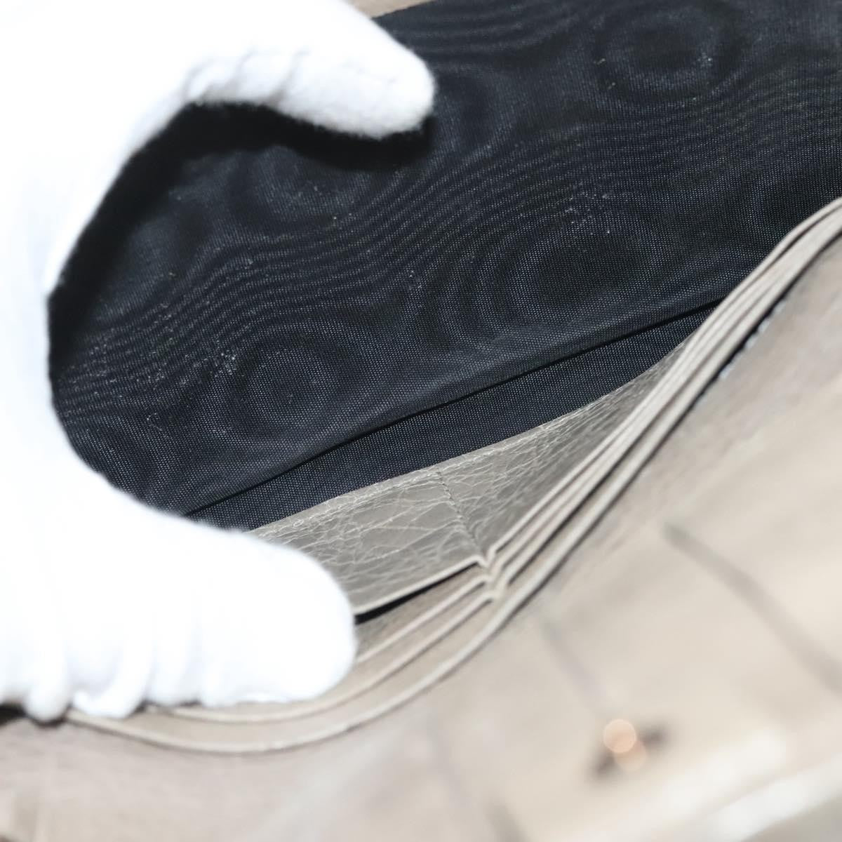 Balenciaga Giant Money Flap Wallet Leather, BEIGE, LEATHER, Wallets