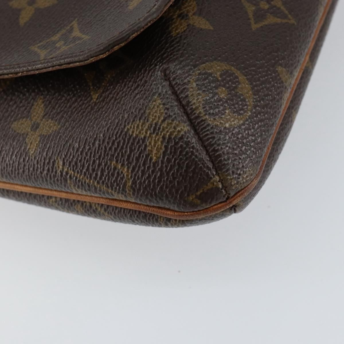 Louis Vuitton Musette Salsa Handbag Monogram Canvas, BROWN, CANVAS, Shoulder bag