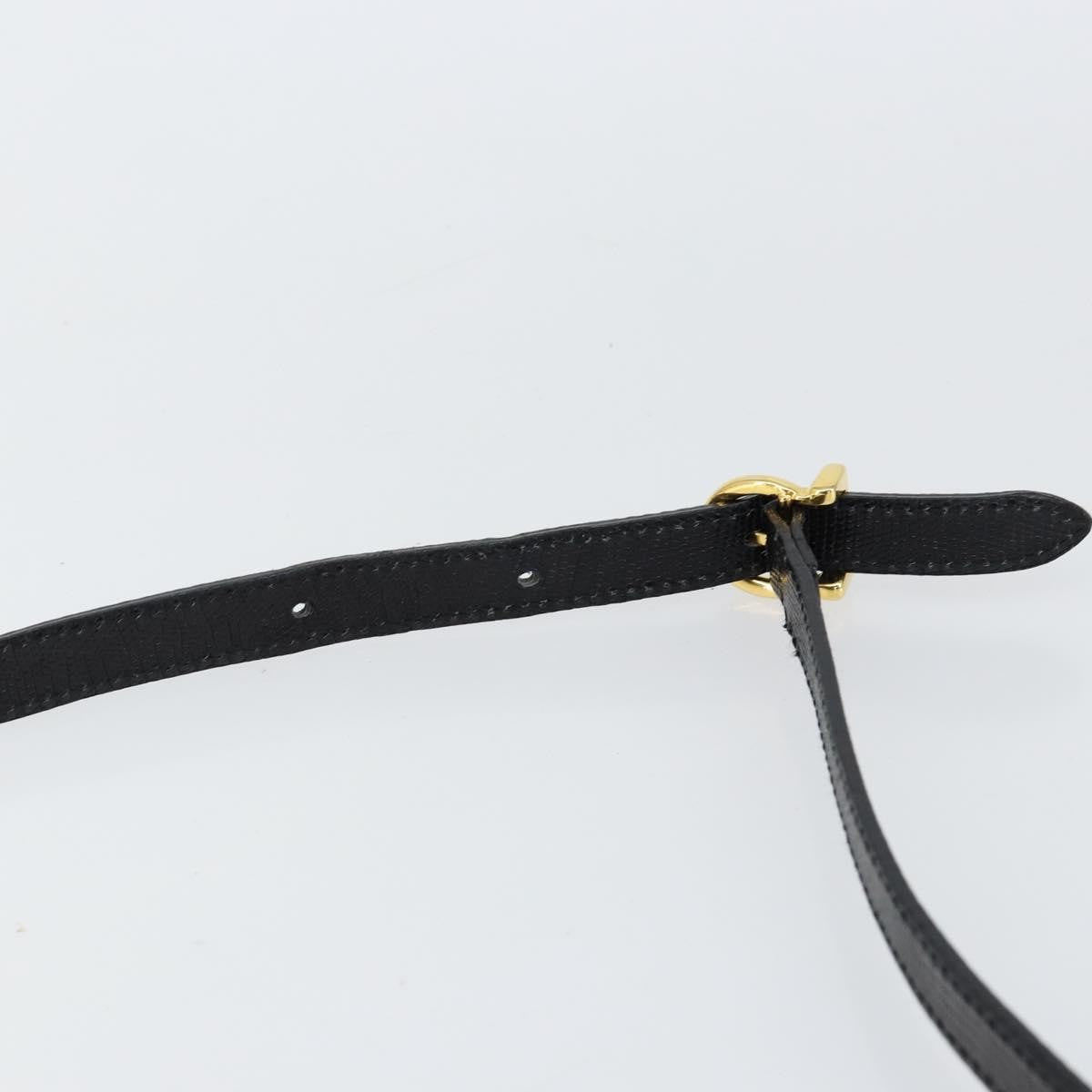 Salvatore Ferragamo Vintage Handbag Leather, BLACK, LEATHER, Handbag