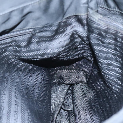 Prada Flat Messenger Bag Tessuto, BLACK, NYLON, Shoulder bag