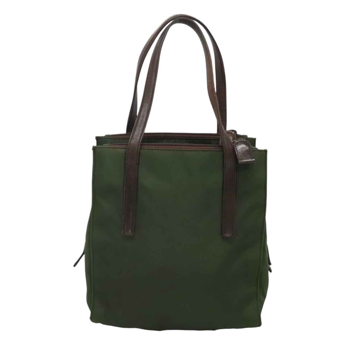 Prada Vintage Handbag Tessuto, KHAKI, NYLON, Handbag