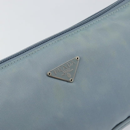 Prada Pochette Shoulder Bag Tessuto, BLUE, NYLON, Clutche & pouche