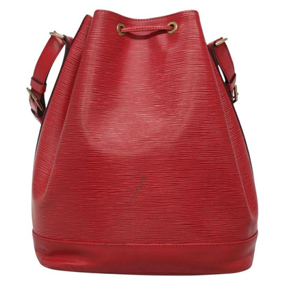 Louis Vuitton Noe Handbag Epi leather, RED, LEATHER, Handbag