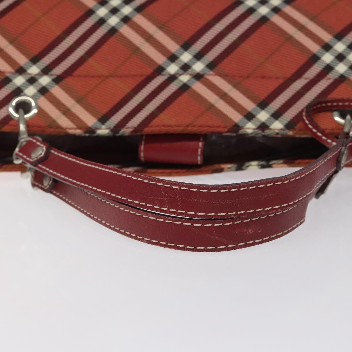 Burberry Nova Check Handbag Nova Check Canvas, RED, NYLON, Handbag