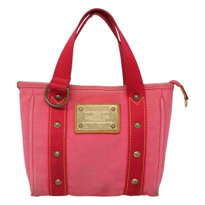 Louis Vuitton Antigua Tote Canvas, PINK, CANVAS, Tote bag