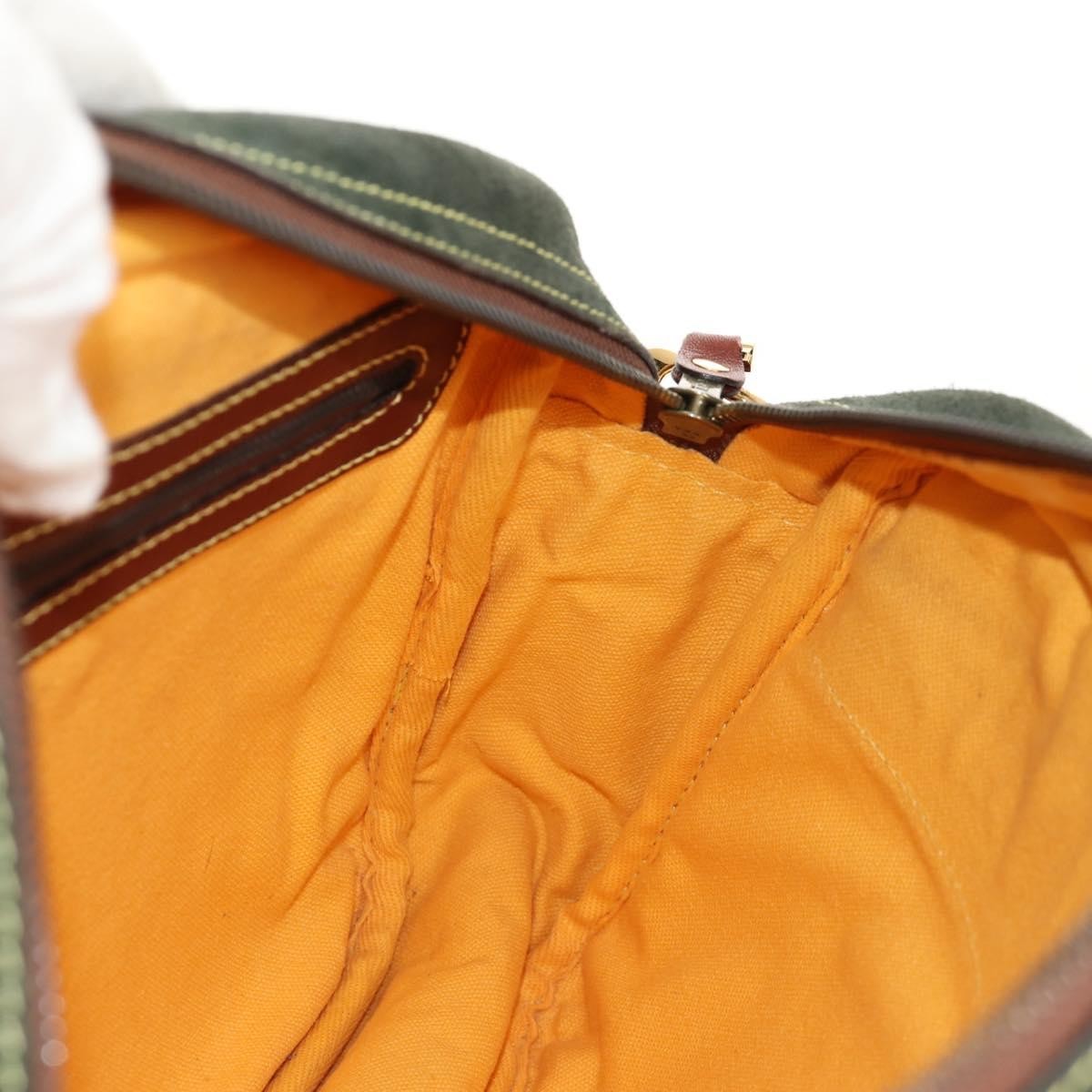 Loewe Anagram Shoulder Bag Suede, BROWN, SUEDE, Shoulder bag