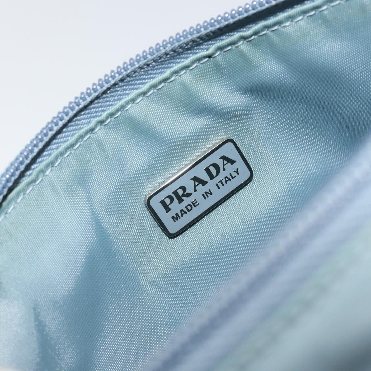 Prada Pochette Shoulder Bag Tessuto, BLUE, NYLON, Clutche & pouche