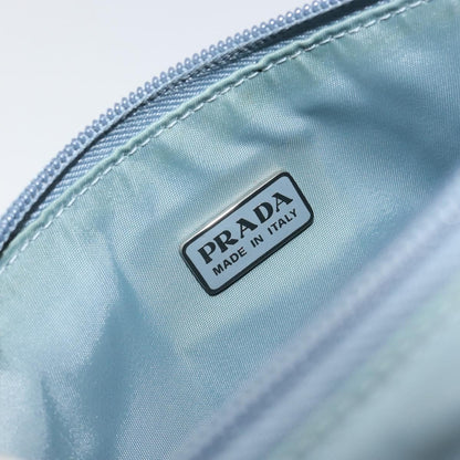 Prada Pochette Shoulder Bag Tessuto, BLUE, NYLON, Clutche & pouche