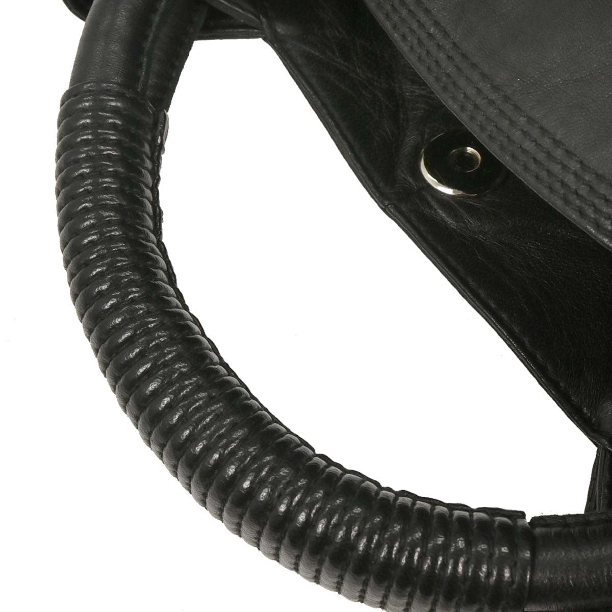 Loewe Anagram Logo Nappa Aire Hand Bag Leather, BLACK, LEATHER, Handbag