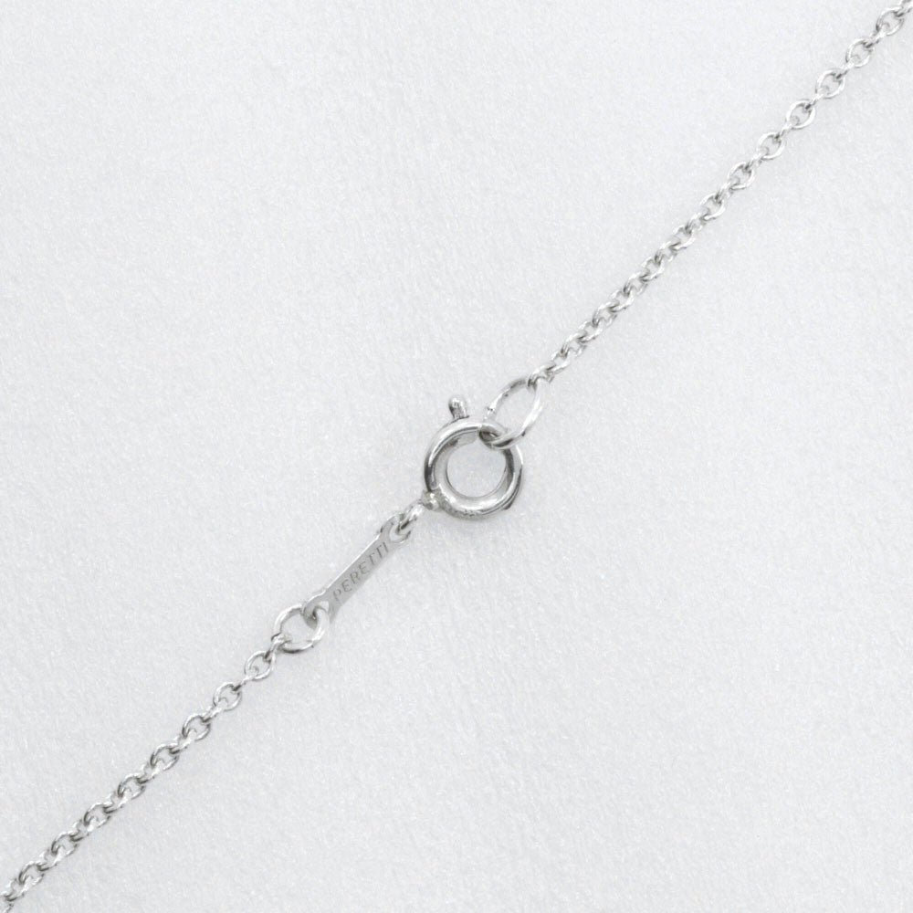 Tiffany & Co. Elsa Peretti Bean Pendant Necklace Sterling Silver, SILVER, SILVER, Necklace