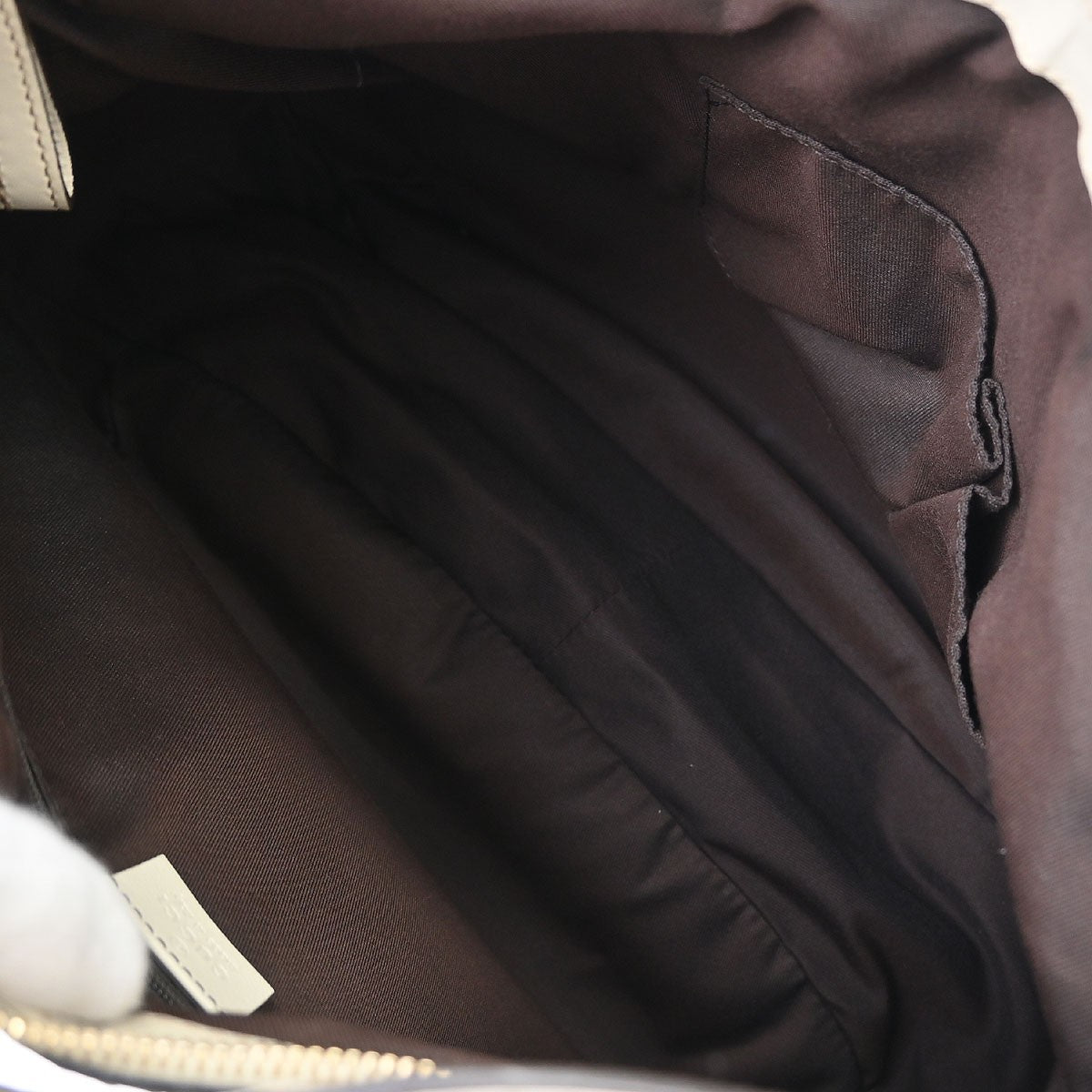 Gucci Sukey Hobo GG Canvas with Leather, BEIGE, CANVAS, Handbag