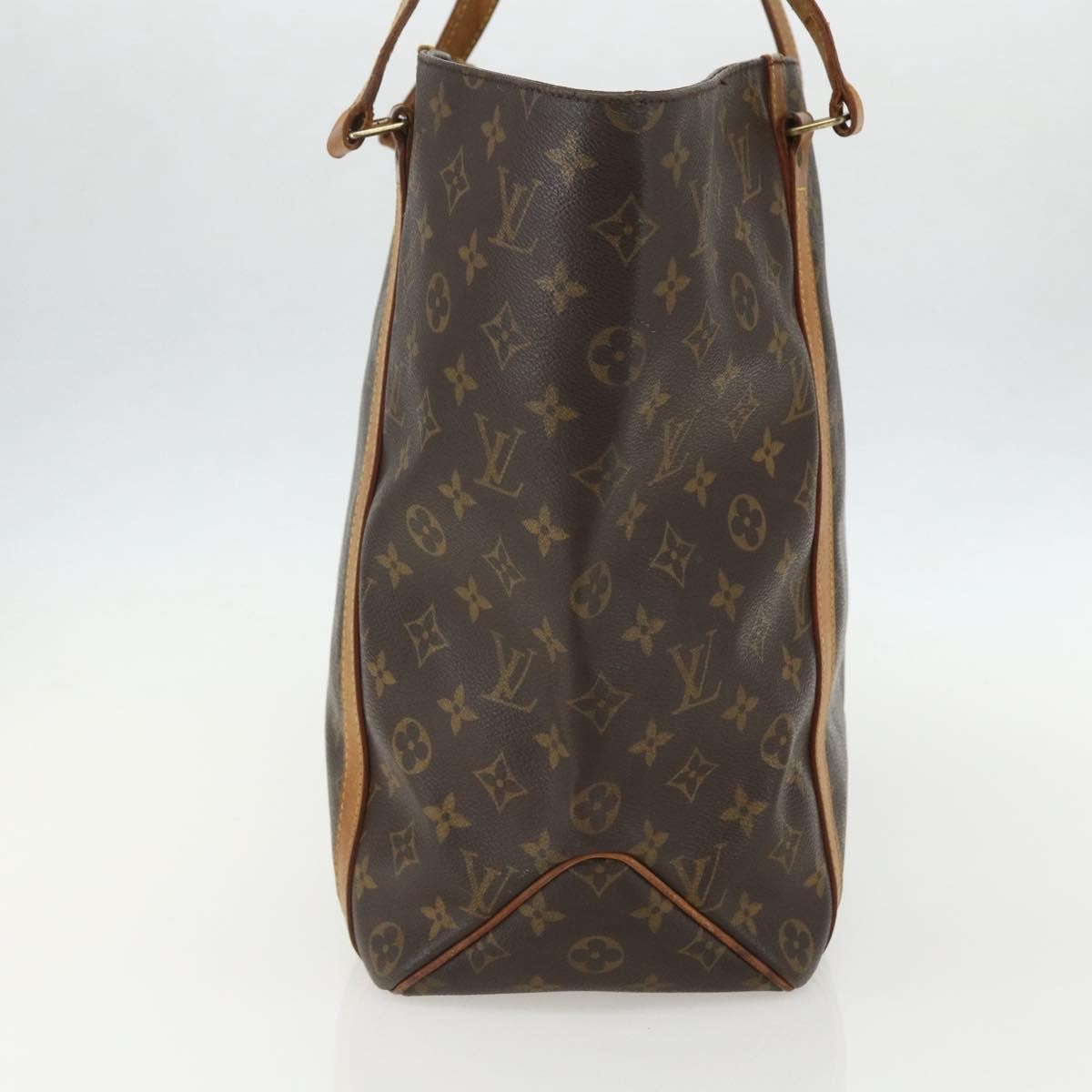 Louis Vuitton Shopping Sac Handbag Monogram Canvas, BROWN, CANVAS, Tote bag