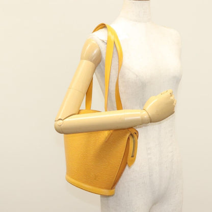 Louis Vuitton Saint Jacques Handbag Epi Leather, YELLOW, LEATHER, Handbag