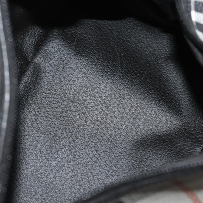 Burberry Nova check Pochette Canvas, GRAY, CANVAS, Clutche & pouche