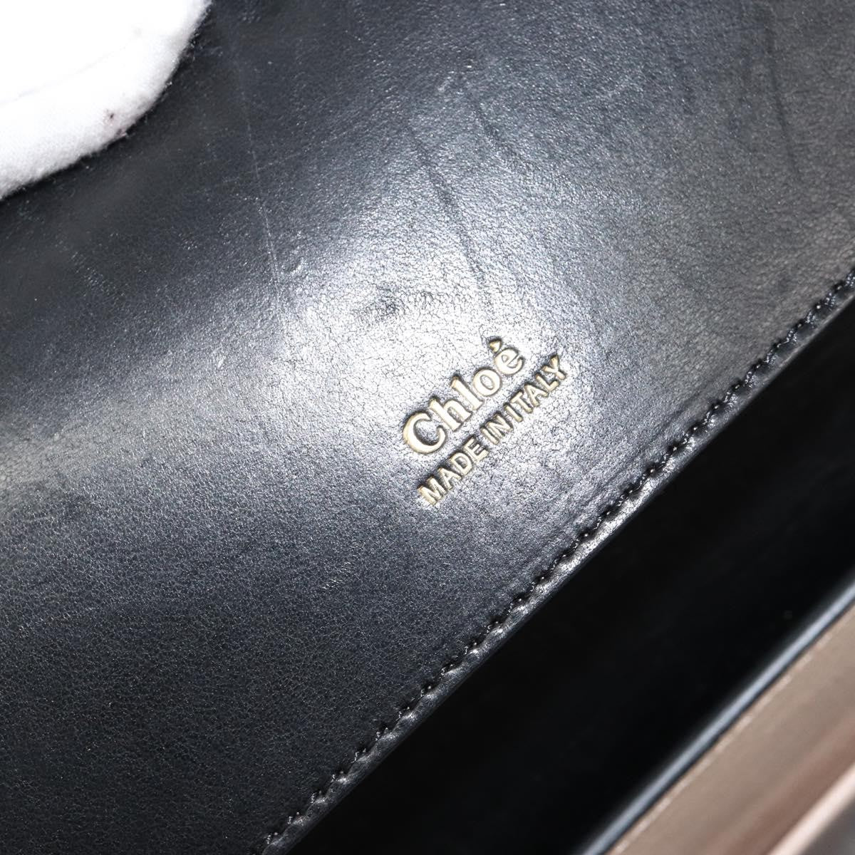 Chloe Cassie Shoulder Bag Leather, BLACK, LEATHER, Shoulder bag