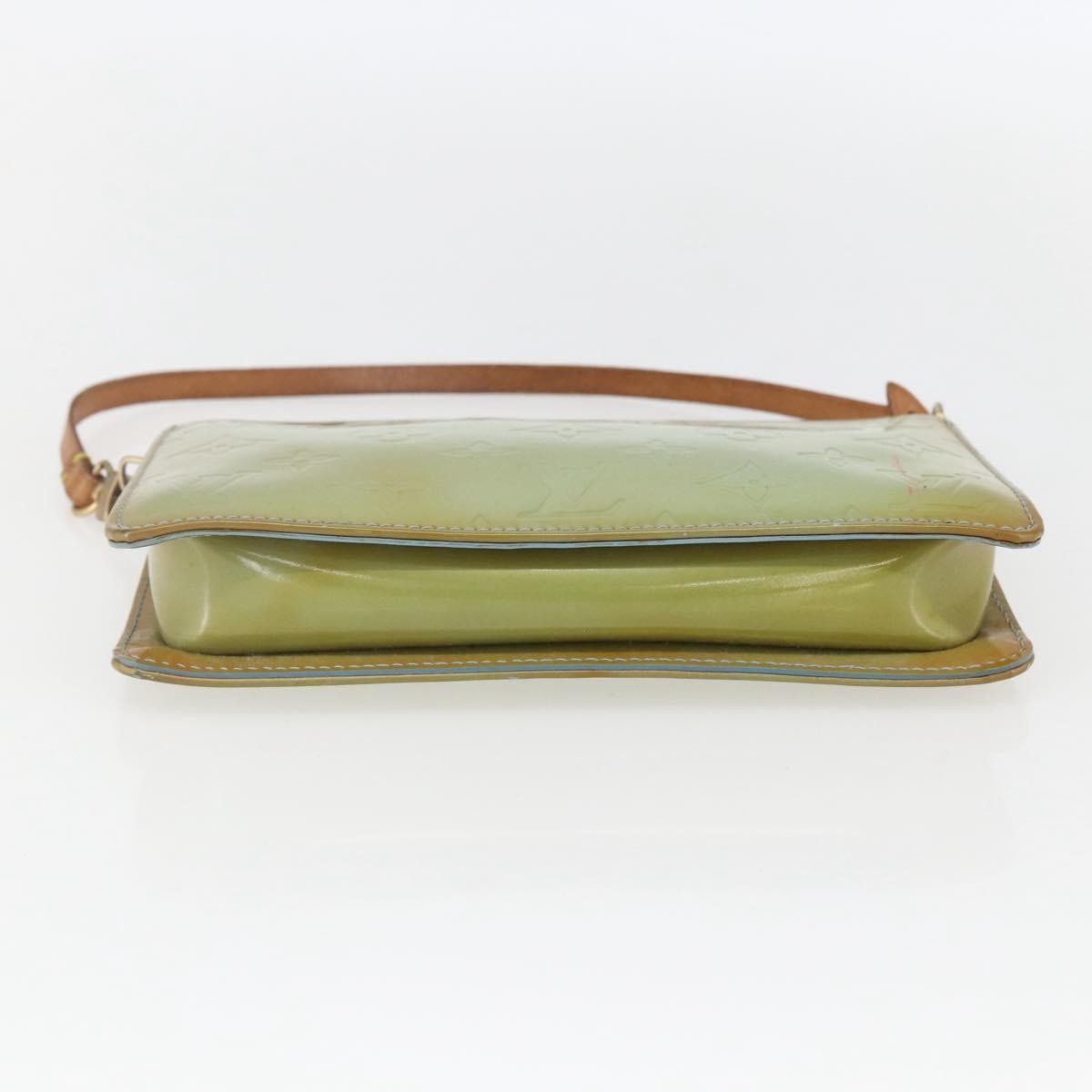 Louis Vuitton Lexington Pochette Monogram Vernis, GREEN, PATENT_LEATHER, Clutche & pouche