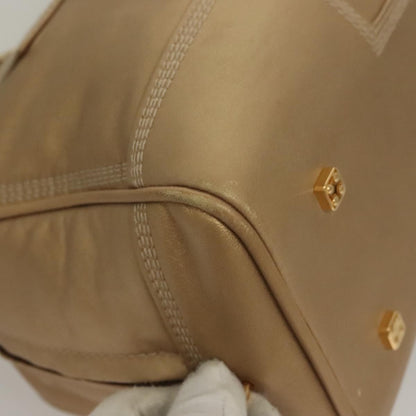 Loewe Amazona Bag Leather, GOLD, LEATHER, Handbag