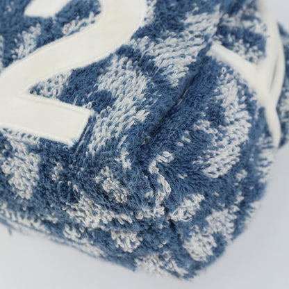 Christian Dior Vintage Trotter Handbag Canvas, BLUE, CANVAS, Handbag