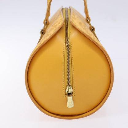 Louis Vuitton Soufflot Handbag Epi Leather, YELLOW, LEATHER, Handbag