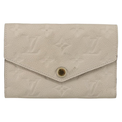 Louis Vuitton Zoe Wallet Monogram Empreinte Leather, BEIGE, LEATHER, Wallets