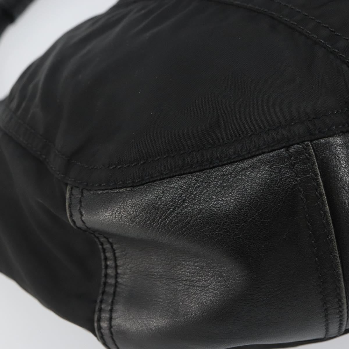 Prada Vintage Shoulder Bag Tessuto, BLACK, NYLON, Shoulder bag