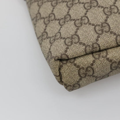 Gucci Flap Messenger GG Coated Canvas, BEIGE, CANVAS, Shoulder bag