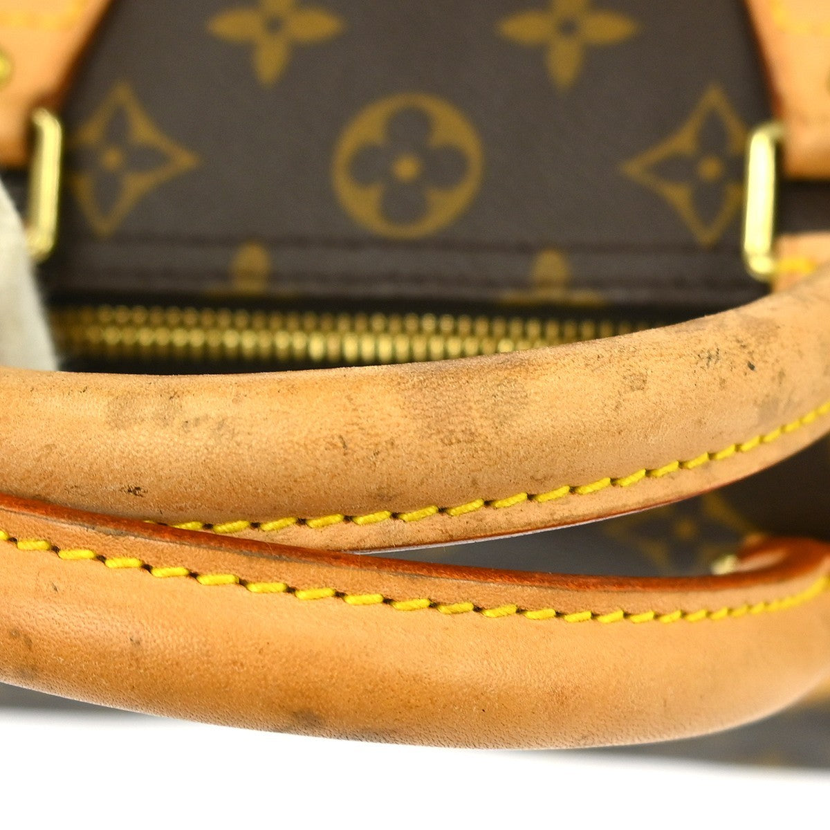 Louis Vuitton Speedy Handbag Monogram Canvas, Brown, Canvas, Handbag