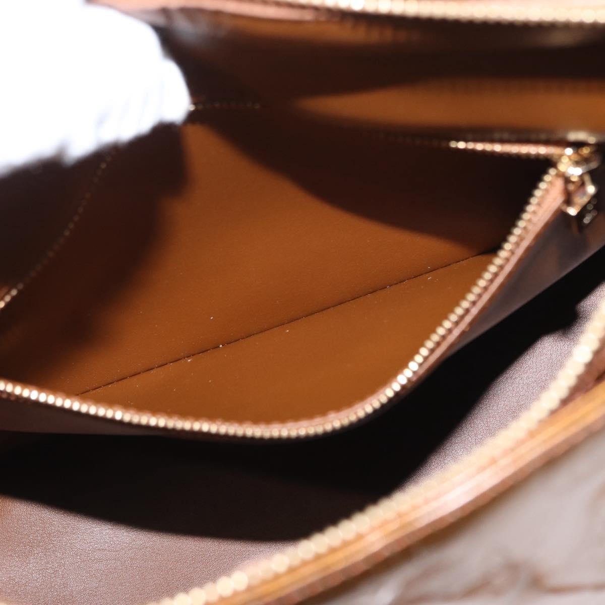 Louis Vuitton Houston Handbag Monogram Vernis, BROWN, PATENT_LEATHER, Handbag