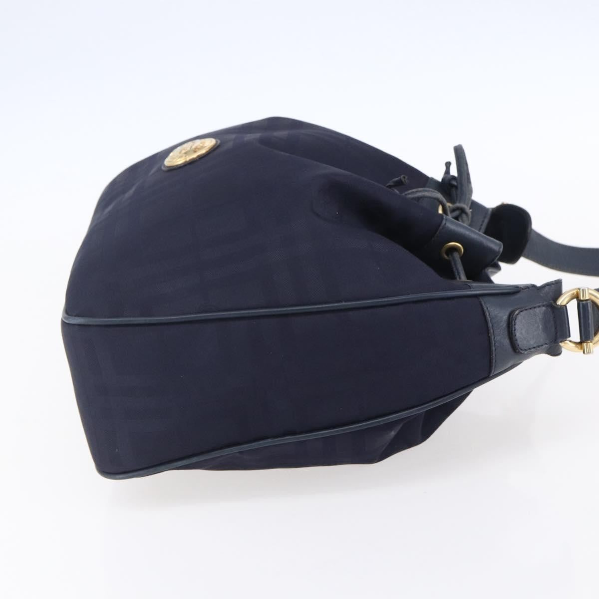 Burberry Vintage Shoulder Bag Nylon, NAVY, NYLON, Shoulder bag