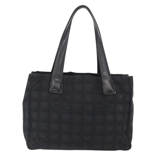 Chanel Travel Line Tote Nylon, BLACK, NYLON, Tote bag