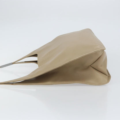 Gucci Vintage Shoulder Bag Leather, BEIGE, LEATHER, Shoulder bag