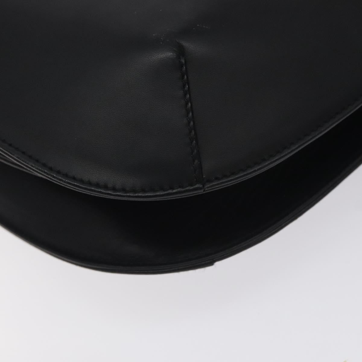 Salvatore Ferragamo Vintage Shoulder Bag Leather, BLACK, LEATHER, Shoulder bag