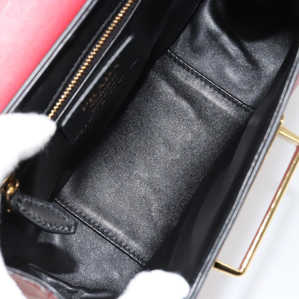 Prada Sidonie Top Handle Bag Saffiano Leather, Red, Leather, Handbag