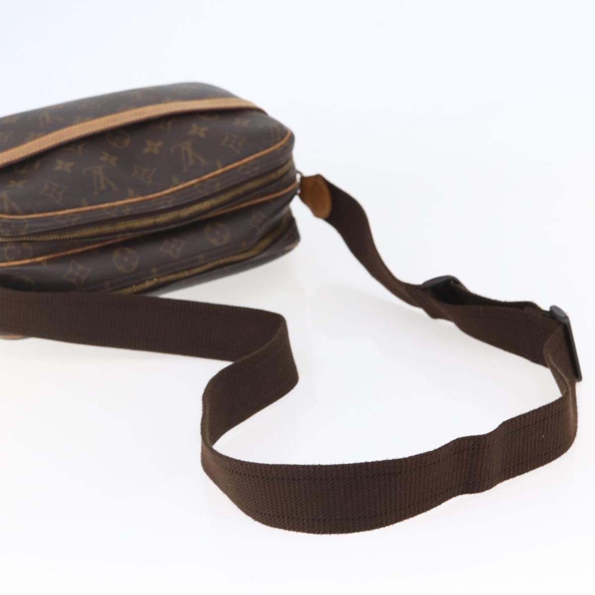 Louis Vuitton Reporter Bag Monogram Canvas, BROWN, CANVAS, Crossbody bag