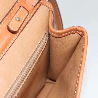 Celine Vintage Macadam Shoulder Bag Canvas, BROWN, CANVAS, Shoulder bag