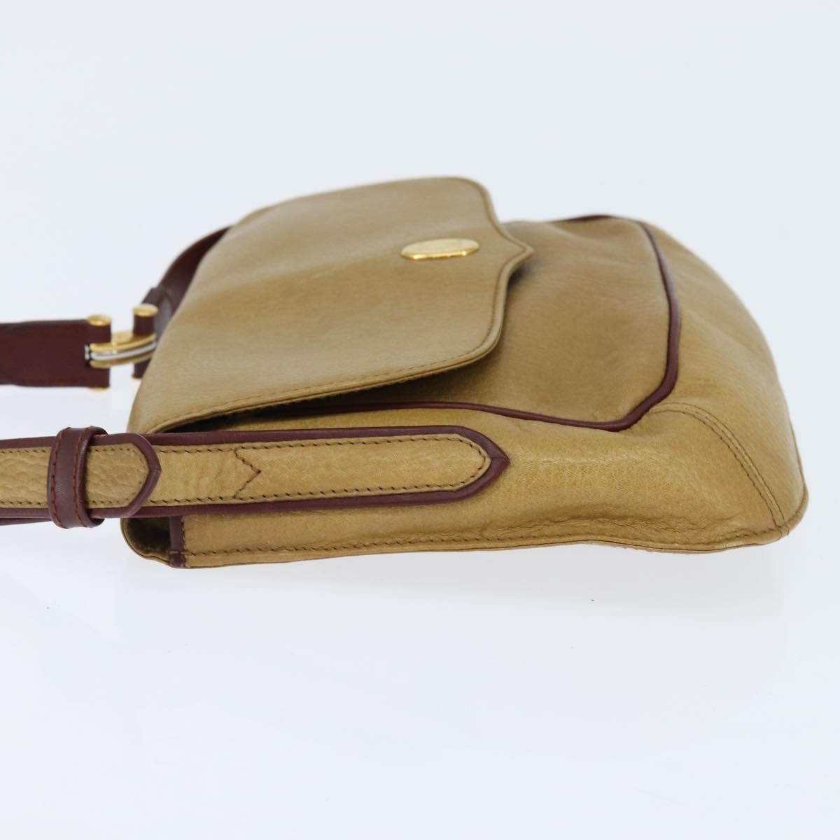 cartier Must de Cartier Shoulder Bag Leather, BEIGE, LEATHER, Shoulder bag