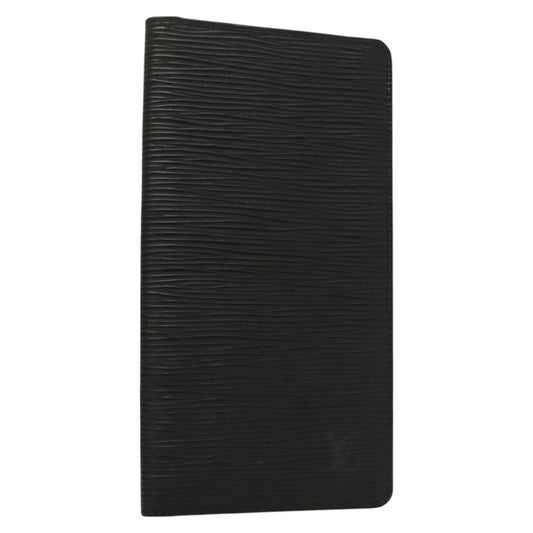 Louis Vuitton Porte Cartes Wallet Epi Leather, BLACK, LEATHER, Wallets
