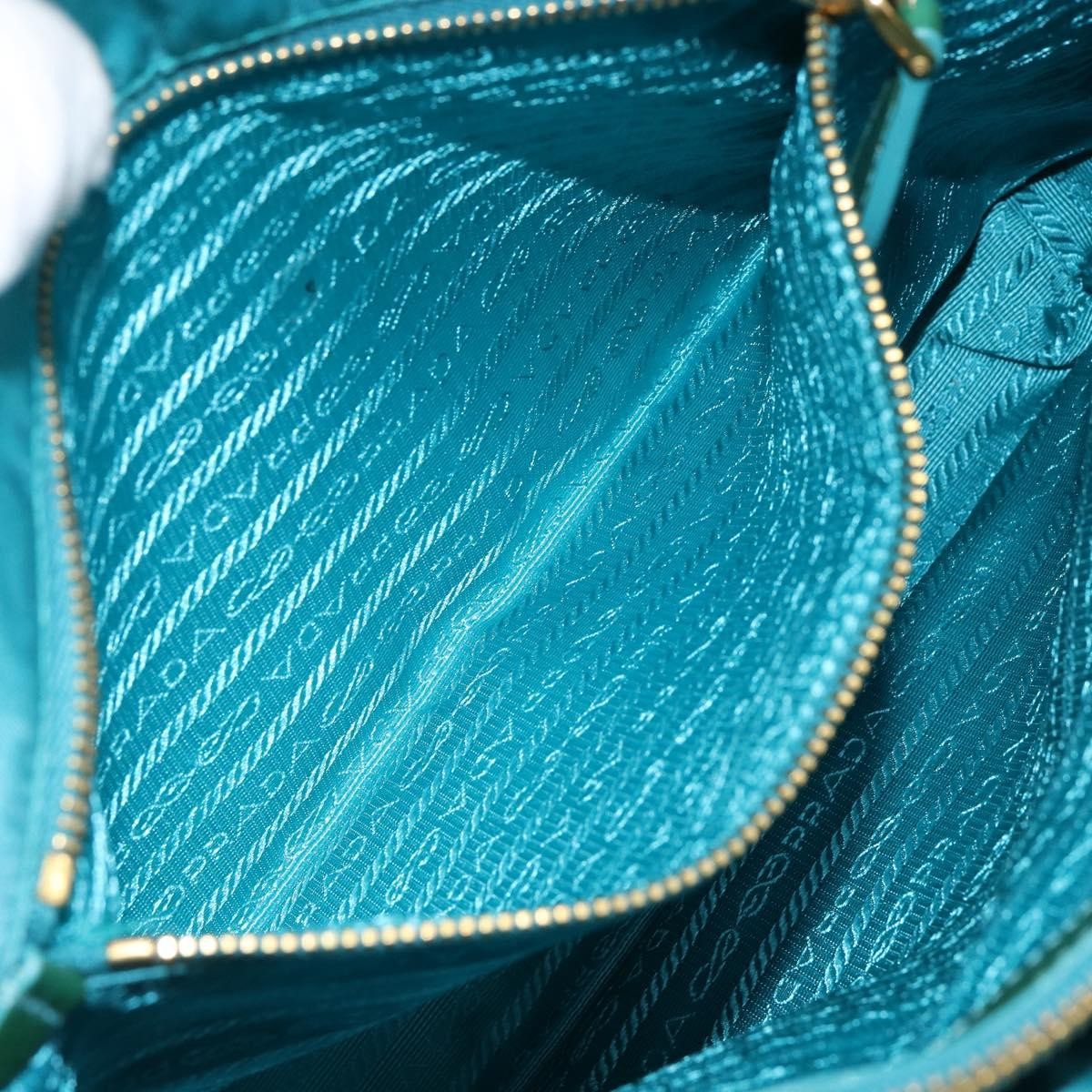 Prada Vintage Handbag Tessuto, TURQUOISE, NYLON, Handbag