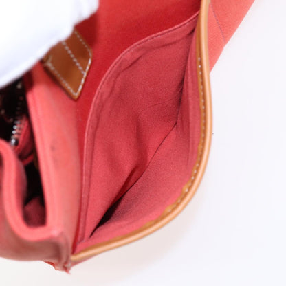 Burberry Nova Check Blue Label Canvas, ORANGE, CANVAS, Handbag