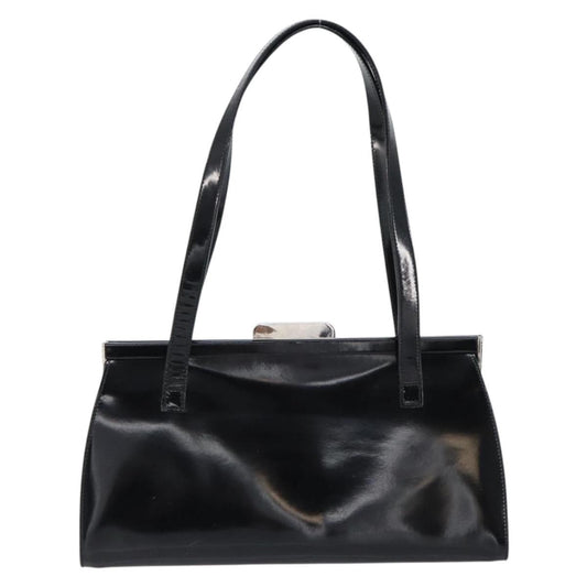 Salvatore Ferragamo Vintage Tote bag Patent Leather, BLACK, PATENT_LEATHER, Tote bag