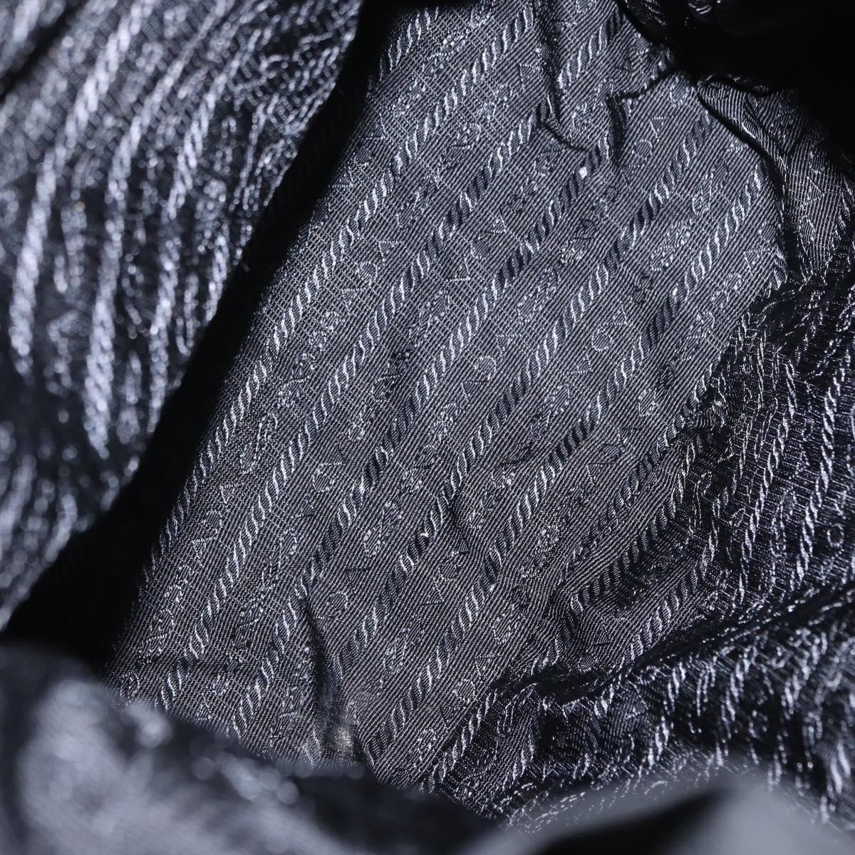 Prada Double Front Pocket Backpack Tessuto, BLACK, NYLON, Backpack