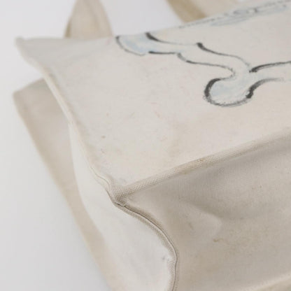 Chanel Cruise Tote Printed Canvas, BEIGE, CANVAS, Tote bag