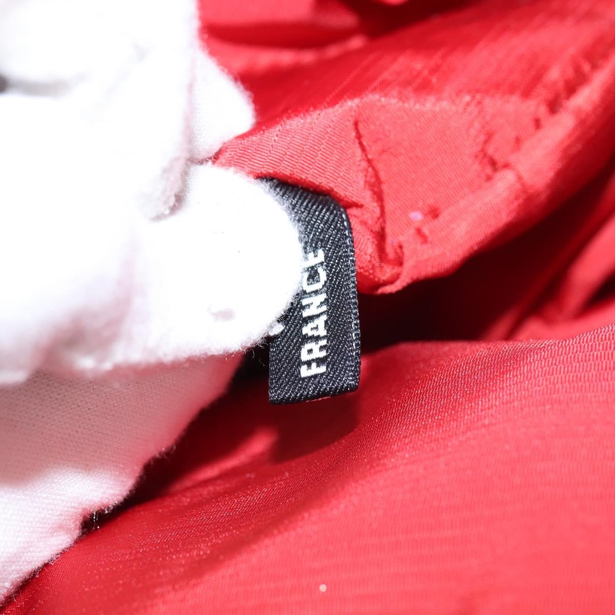 Chanel Travel Line Boston Bag Printed Nylon, BLACK, NYLON, Travel bag