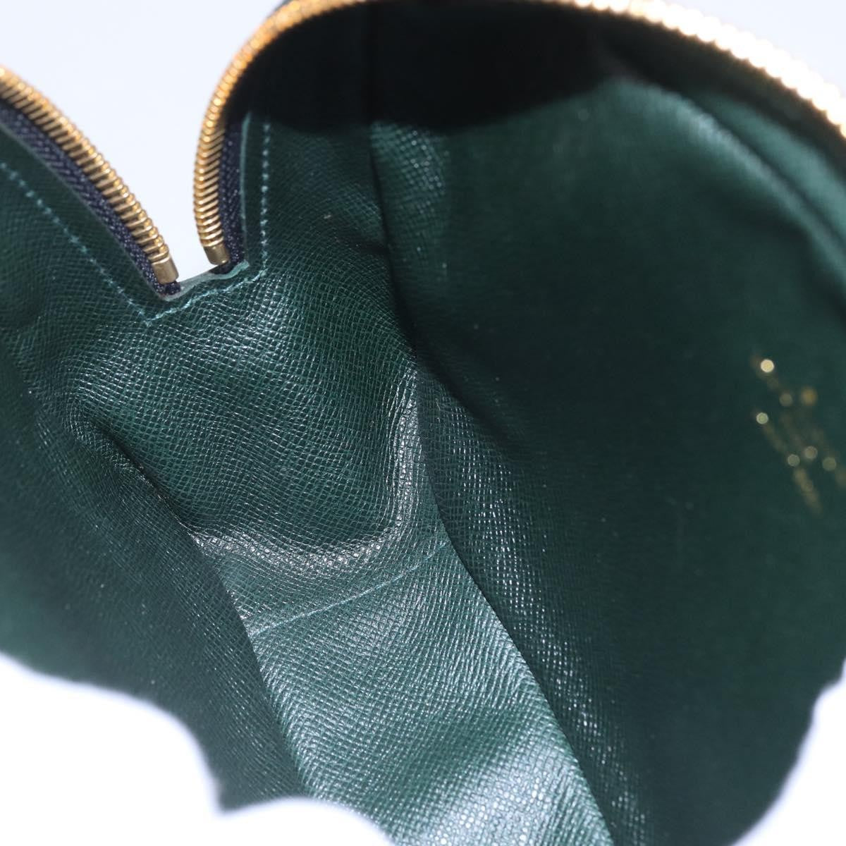 Louis Vuitton Toiletry Bag Leather, GREEN, LEATHER, Toiletry Case