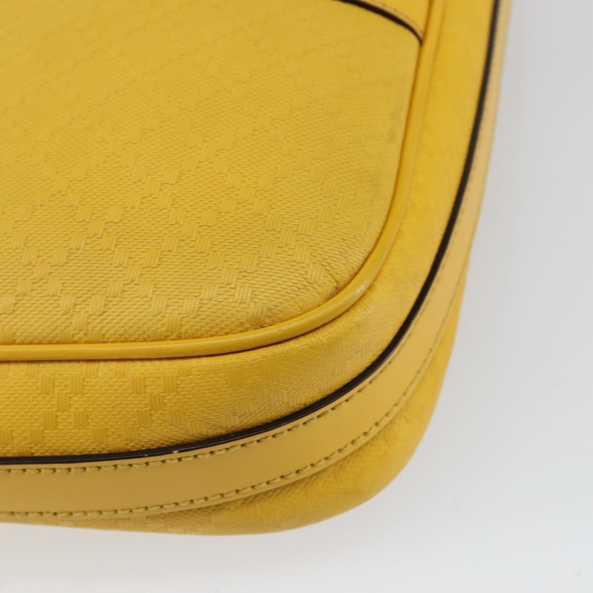 Gucci Diamante bright briefcase Leather, YELLOW, LEATHER, Briefcase