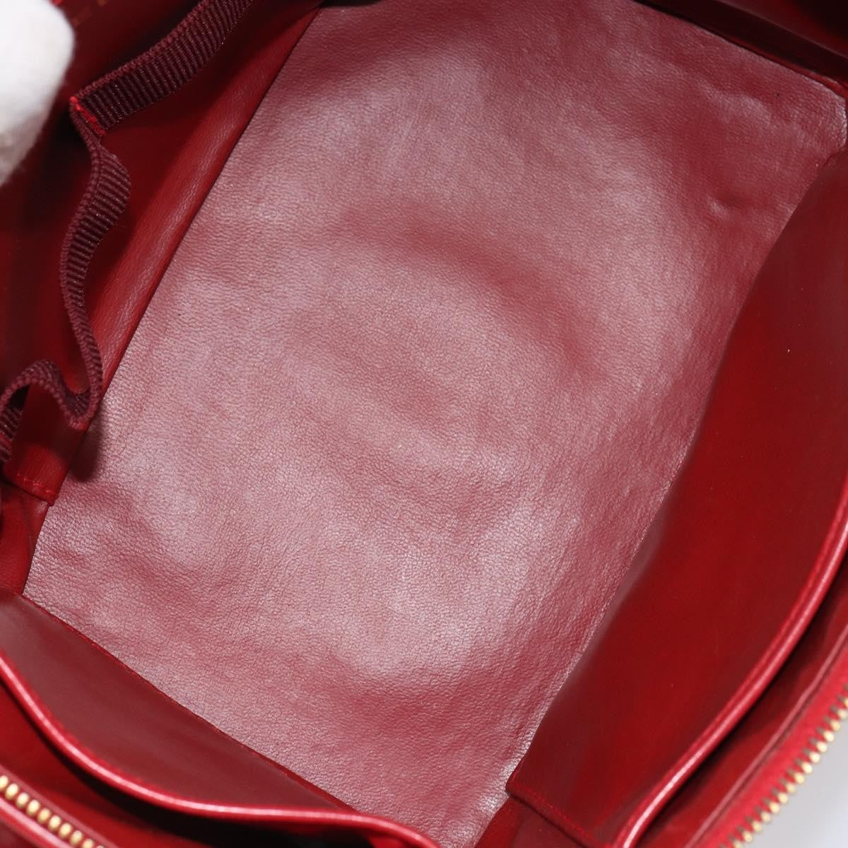 Chanel Vintage Vanity Case Patent, RED, PATENT_LEATHER, Handbag