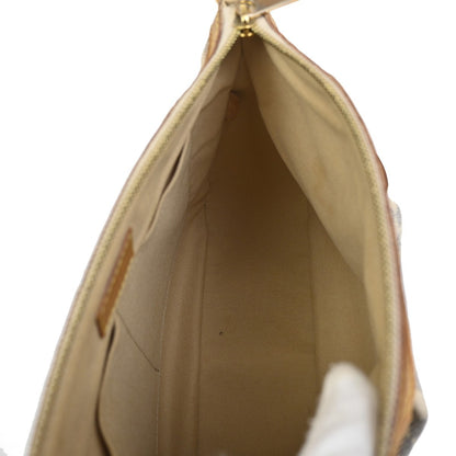 Louis Vuitton Siracusa Handbag Damier, WHITE, CANVAS, Shoulder bag