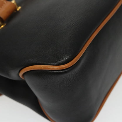 Celine Handbag Leather, BLACK, LEATHER, Handbag