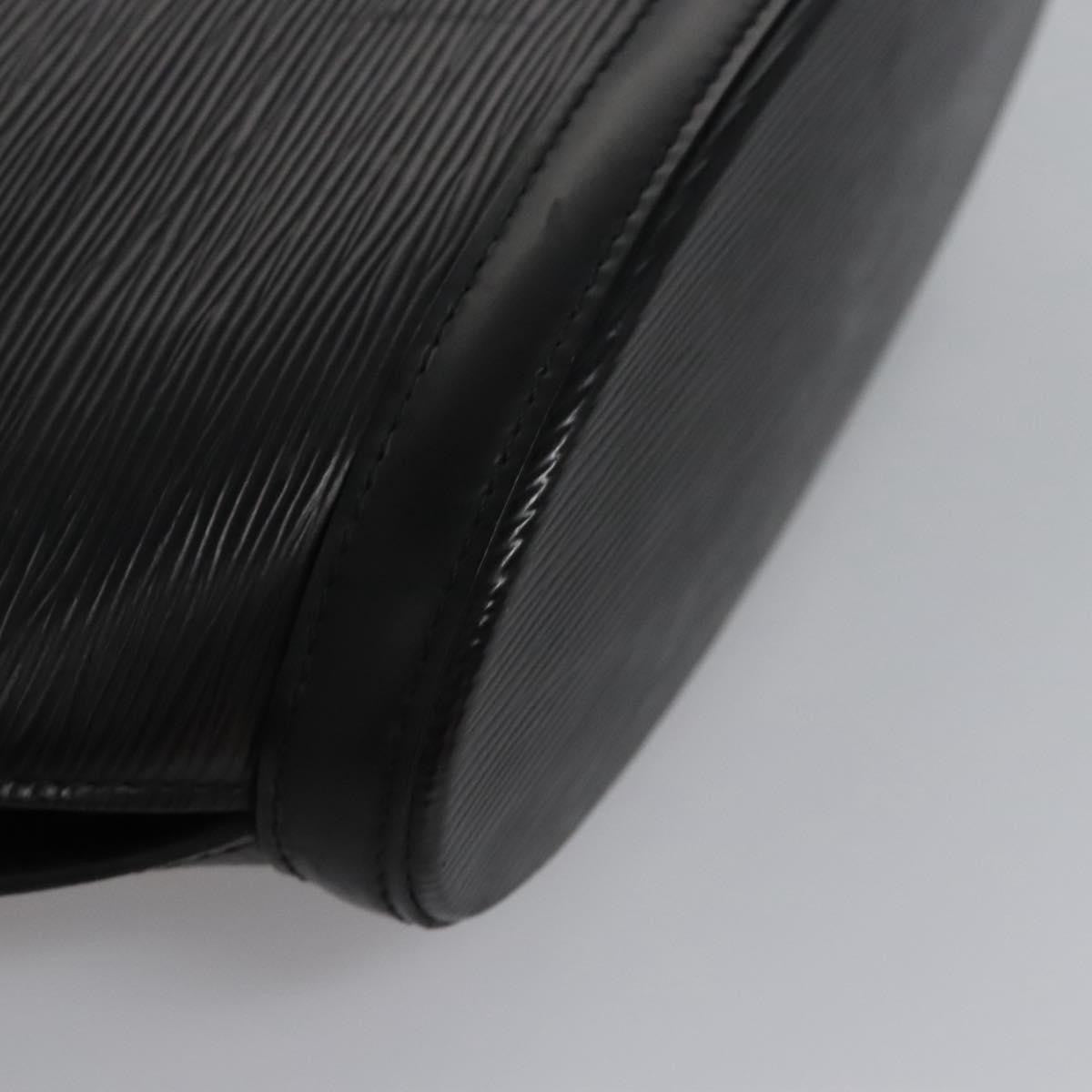 Louis Vuitton Saint Jacques Handbag Epi Leather, BLACK, LEATHER, Handbag